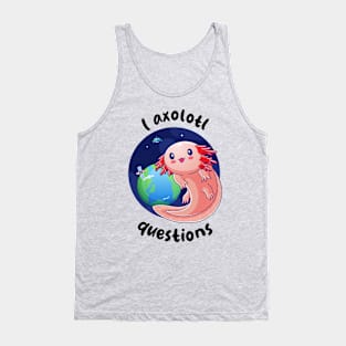 I axolotl questions - cream (on light colors) Tank Top